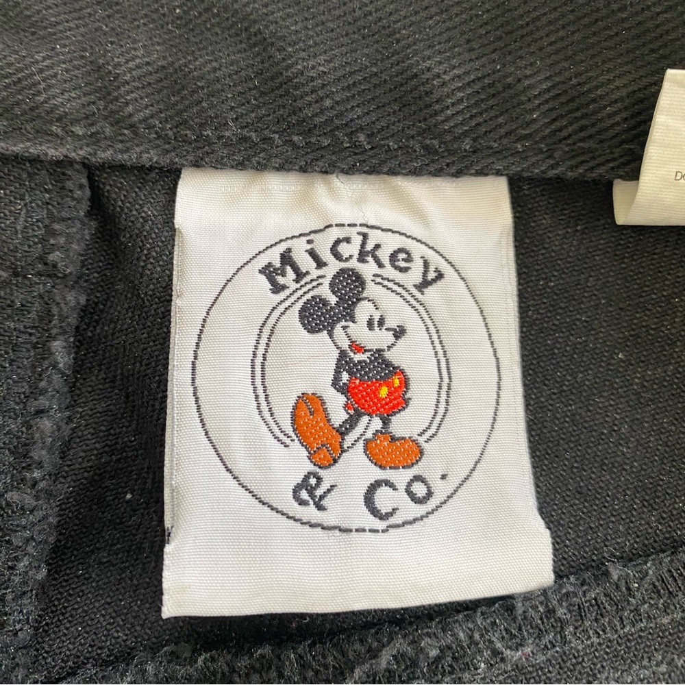Disney Black High Rise Women Jeans with Mickey Mouse Design - Picture 6 of 16